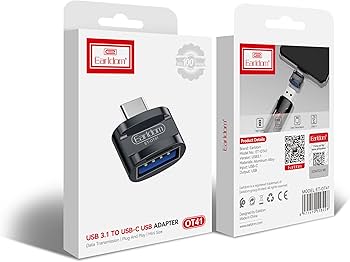 Earldom ET-OT41 Type-C OTG Adapter – USB 3.1 High-Speed Connector