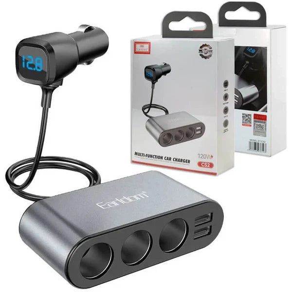 Earldom 120W Dual USB Car Charger ET-CS2
