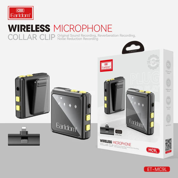 Earldom ET-MC9L Dual Wireless Microphone Lightning