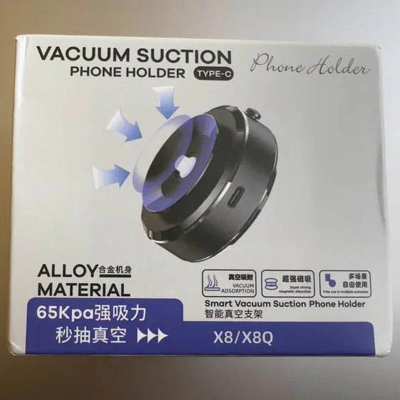 Universal 360° Rotating Magnetic Phone Holder with Vacuum Suction Cup
