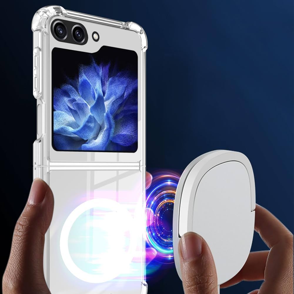 Clear Magnetic MagSafe Case – Shockproof Protection for Galaxy Z Fold & Flip Series