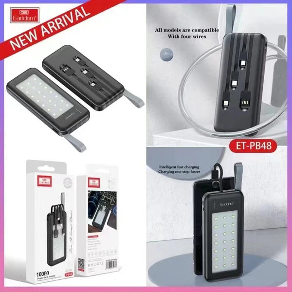 Earldom PB48 Power Bank (with lamp)