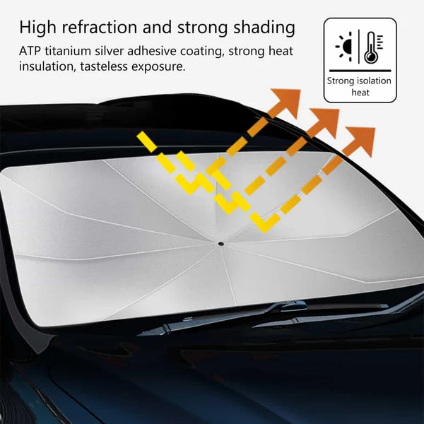 Earldom ET-U1 Car Sunshade Umbrella – Foldable UV & Heat Protection