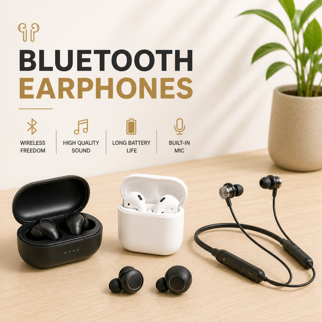 Bluetooth Earphones