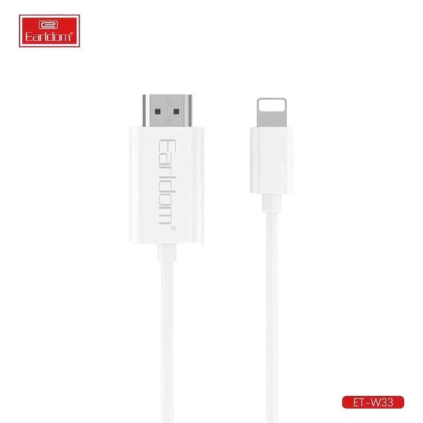 Earldom W33 Lightning to HDMI Cable 2M