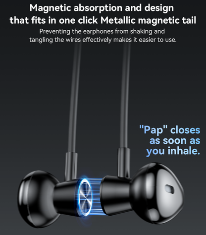 YSP20 BT5.3 Magnetic Suction On Back Lightweight Design Neck-mounted Bluetooth Headset