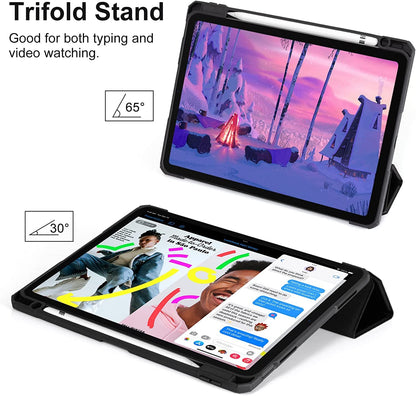 Smart Case with Pen Slot Folding Cover for iPad 10th Generation (10.9", 2022) / iPad 11th Generation (10.9", 2025, A16)