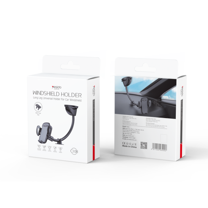 Yesido C108 Auto Clamp Car Mount – Easy Grip & Secure Hold