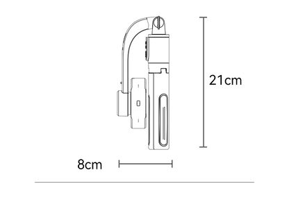 Yesido SF28 Handheld/Standing With Remote Controller Intelligent Anti-shake Selfie Stick Gimbal Stabilizer