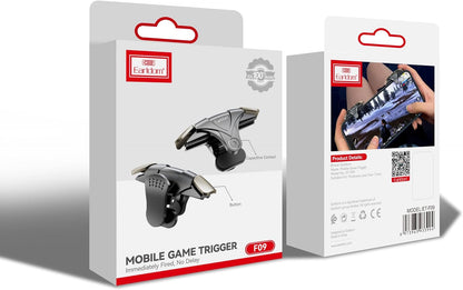 Earldom ET-F09 Dual Fan Mobile Phone Gaming Trigger Button for Game Handle, PUBG