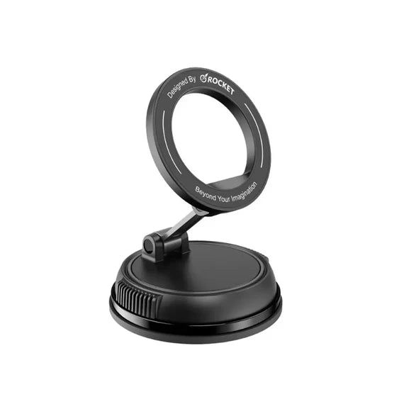 Rocket C48 Universal Car Phone Holder – Strong Grip, 360° Rotation, Dashboard & Windshield Mount