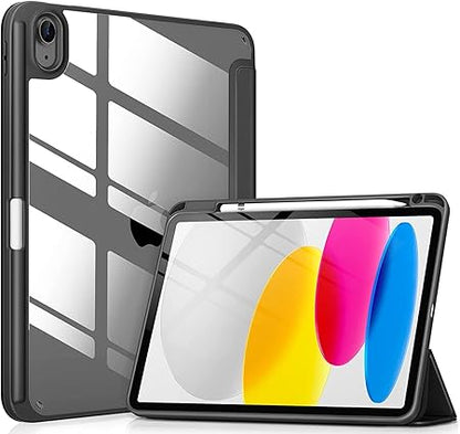 Smart Case with Pen Slot Folding Cover for iPad 10th Generation (10.9", 2022) / iPad 11th Generation (10.9", 2025, A16)