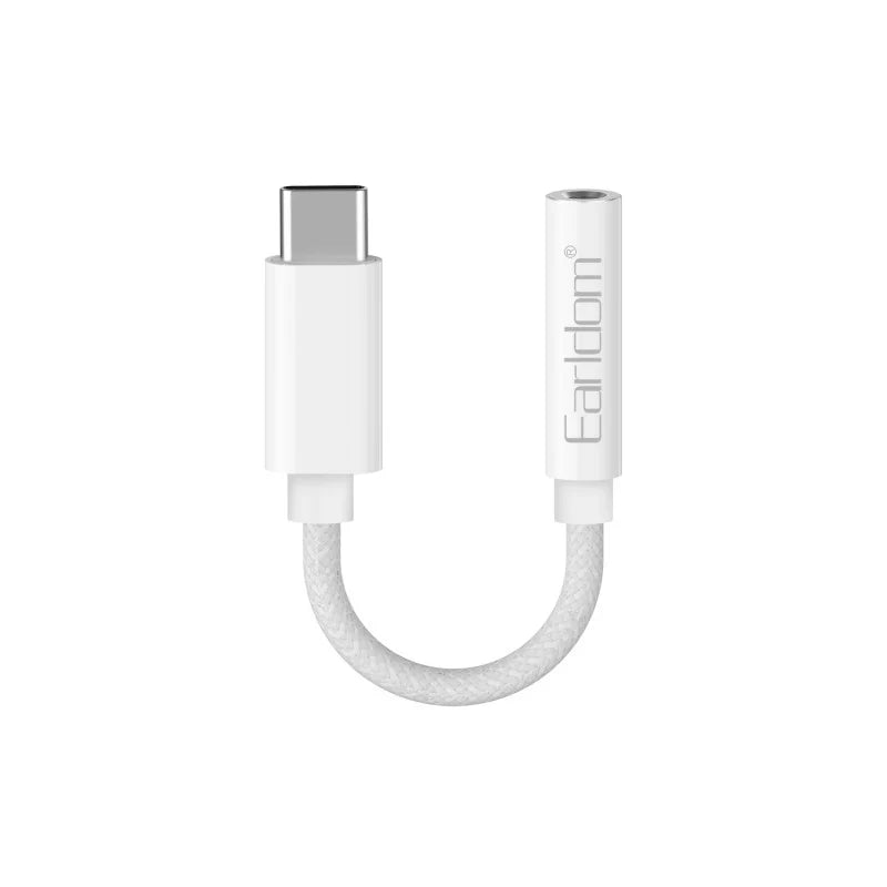 Earldom ET-OT69 Type-C to 3.5mm Adapter – USB-C to AUX Audio Converter