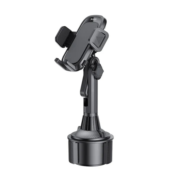 Yesido C195 Mobile Phone Cup Holder Mount – 360° Rotational, Adjustable & Secure Grip Design