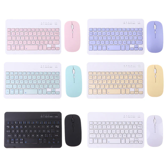 2-in-1 Wireless Bluetooth Keyboard & Mouse – English & Arabic Layout, Universal Compatibility