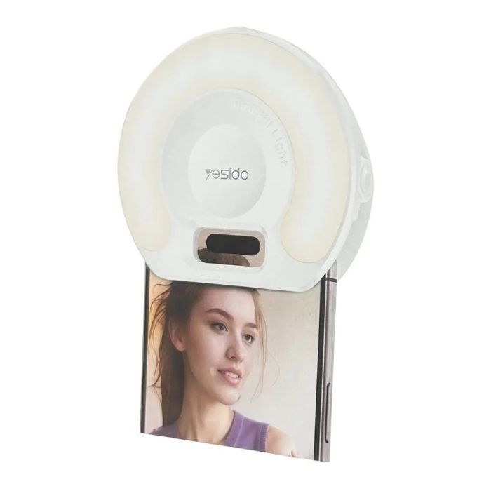 YESIDO DH13 Selfie Light Clip | Rechargeable LED Ring Light