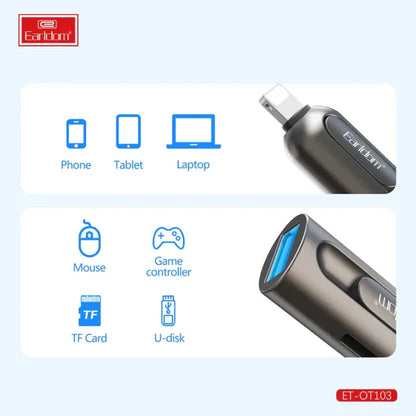 Earldom OT103 OTG Memory Card Reader