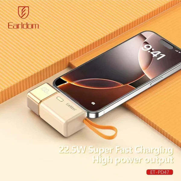 Earldom PD47 22.5W Mini Power Bank 5000mAh