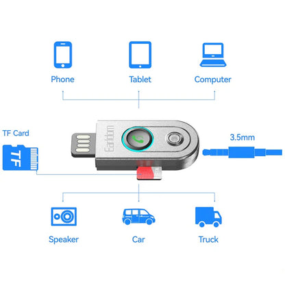 Earldom ET-BR13 Bluetooth 5.3 Audio Receiver – 3.5mm AUX Stereo Adapter