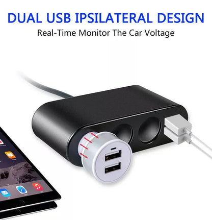 Earldom 120W Dual USB Car Charger ET-CS2
