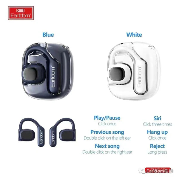 Earldom TWS35 Panoramic Bluetooth Air Conduction Earbuds