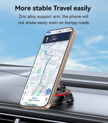 Yesido C219 360° Rotation Folding MagSafe Suction Cup Mobile Holder – Secure & Adjustable Mount