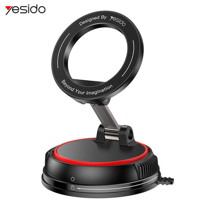 Yesido C219 360° Rotation Folding MagSafe Suction Cup Mobile Holder – Secure & Adjustable Mount