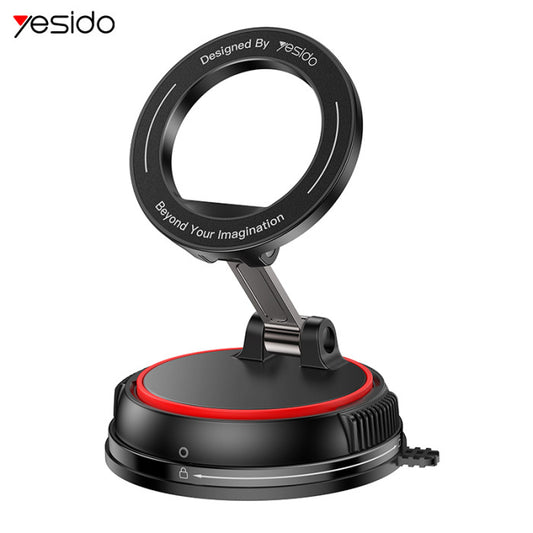 Yesido C219 360° Rotation Folding MagSafe Suction Cup Mobile Holder – Secure & Adjustable Mount