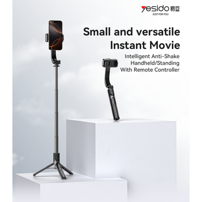 Yesido SF28 Handheld/Standing With Remote Controller Intelligent Anti-shake Selfie Stick Gimbal Stabilizer
