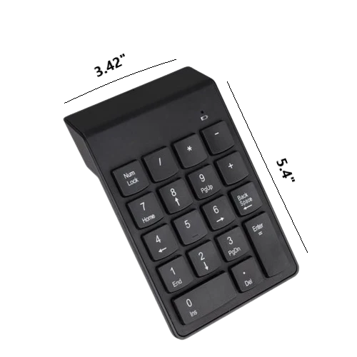 USB Wired Numeric Keypad – Plug & Play Number Pad for Laptop, Desktop PC, Accounting & Data Entry