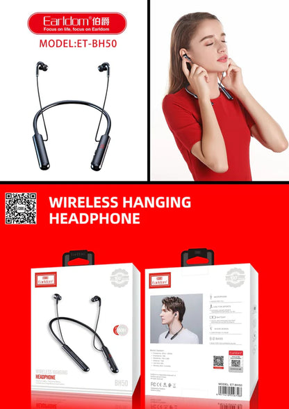 Earldom BH50 Wireless Hanging Bluetooth Headset