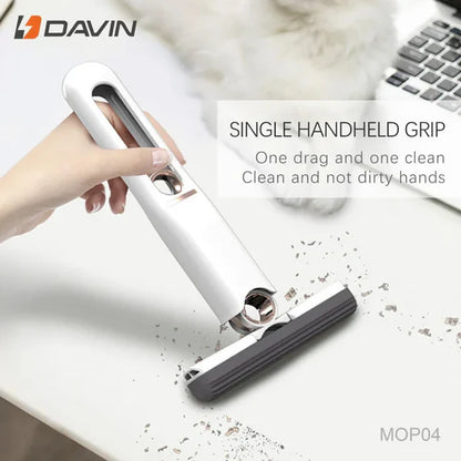 Davin MOP04 Compact Self-Cleaning Floor Mop with Built-In Auto Wring