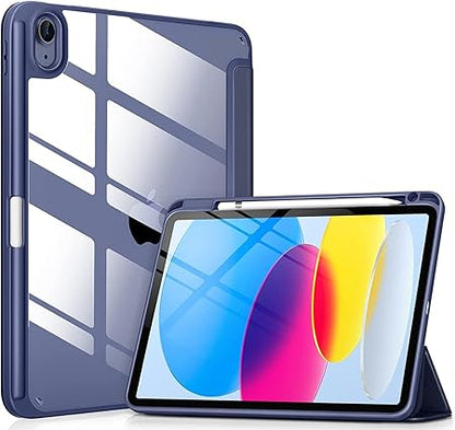 Smart Case with Pen Slot Folding Cover for iPad 10th Generation (10.9", 2022) / iPad 11th Generation (10.9", 2025, A16)