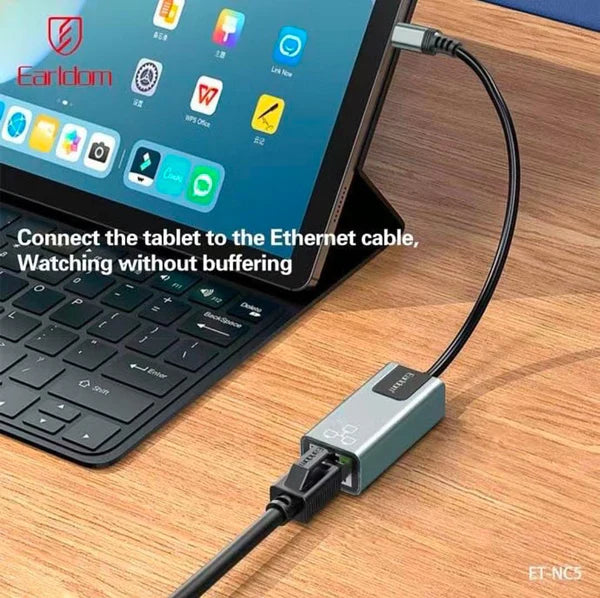 Earldom NC5 Lightning to RJ45 Adapter
