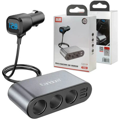 Earldom 120W Dual USB Car Charger ET-CS2