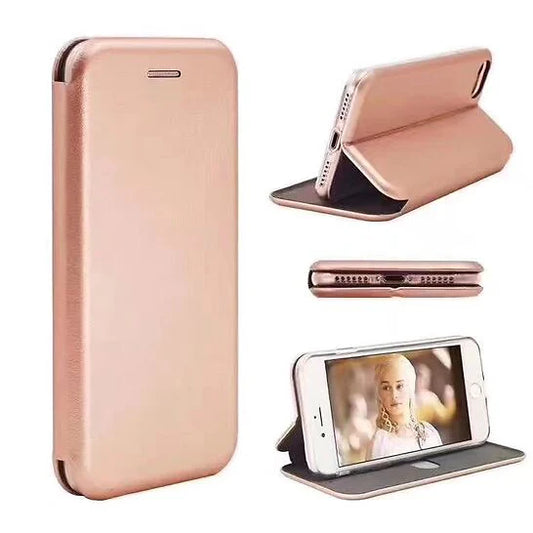 Magnetic Wallet Leather Case With Card Holder for iPhone Samsung Huawei Mobile Phones
