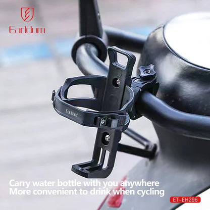 Earldom Universal Cup Holder with Adjustable Clamp – Bicycle, Motorcycle & Scooter