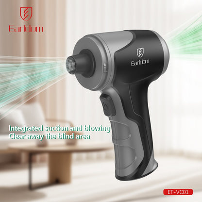 Earldom ET-VC01 Mini Car Vacuum Cleaner Black Portable Powerful Auto Vacuum