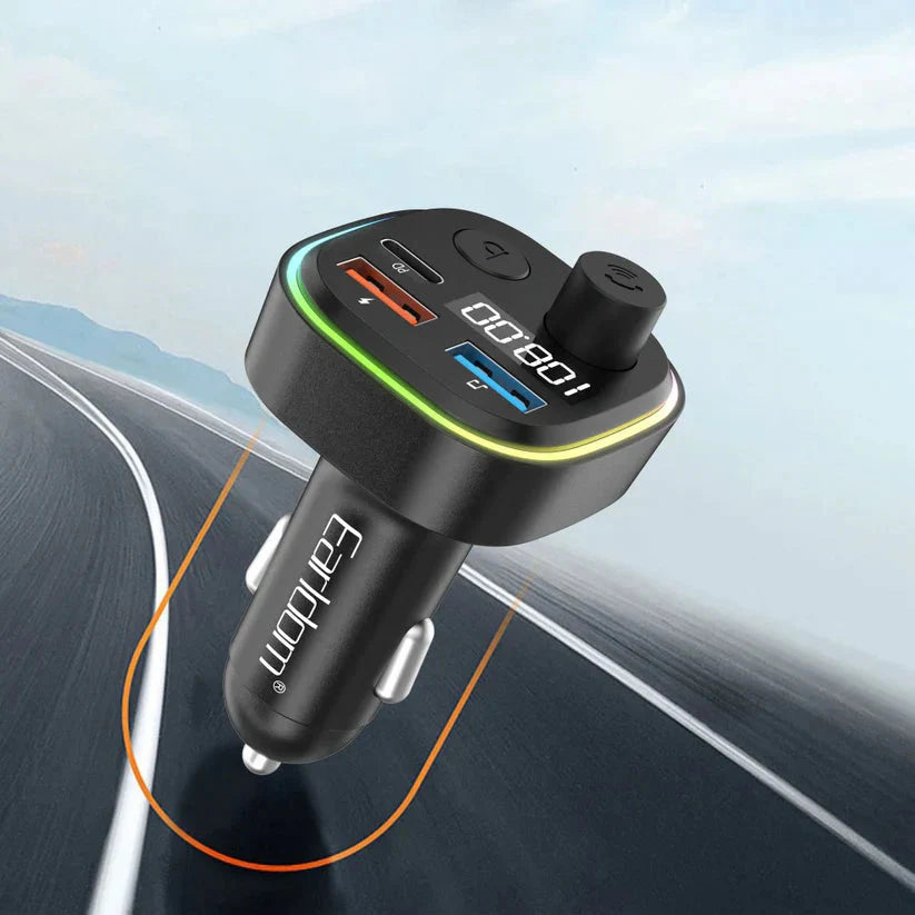 Earldom ET-M84 Bluetooth FM Transmitter Car Charger