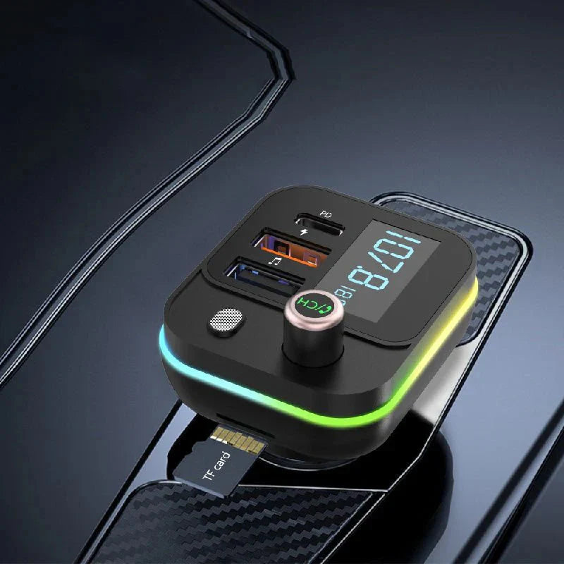 Earldom M87 Bluetooth Car FM Transmitter – Fast Charge & Hands-Free