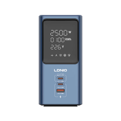 LDNIO SC2 Smart Power Strip – 45W PD Fast Charging, 2500W Output, LED Light