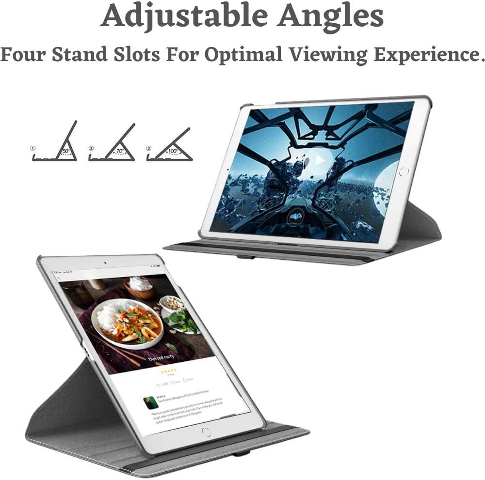 iPad Mini 1/2/3 360° Rotating Shockproof Case – Slim Flip Stand Cover