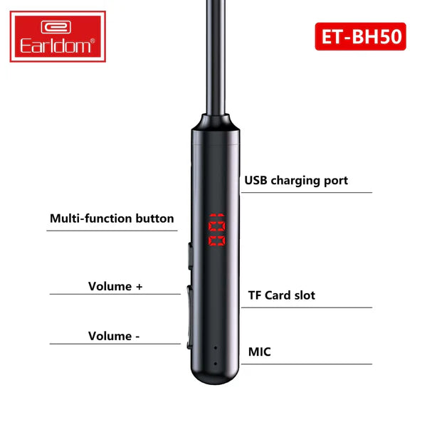 Earldom BH50 Wireless Hanging Bluetooth Headset