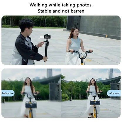 YESIDO SF17 Metal Selfie Stick Tripod with Remote – Retractable Phone & Camera Stand (Black)