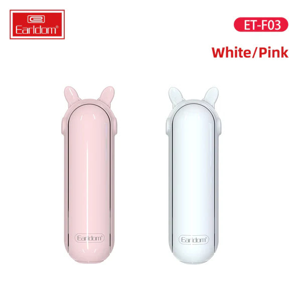 Earldom ET-F03 Portable 2-in-1 Electric Fan with LED Light