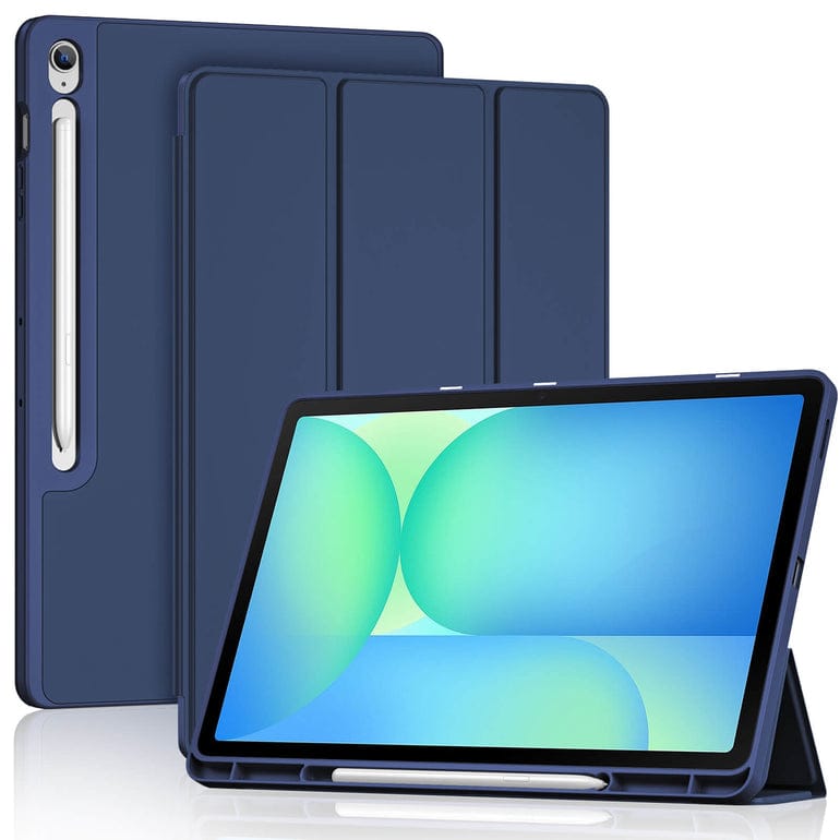 Smart Folding Case with Pen Holder for Samsung Galaxy Tab S10FE Plus(SM-X620 / X626 / X626B)