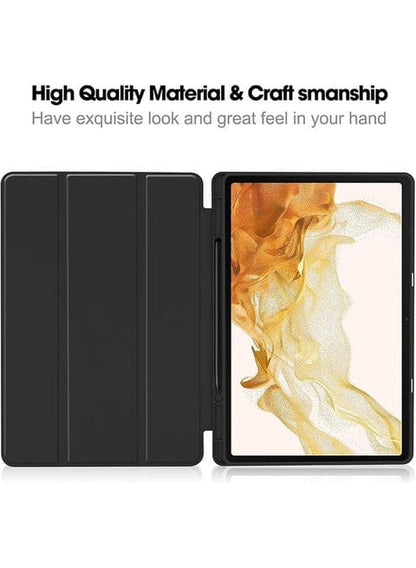 Smart Folding Case with Pen Holder for Samsung Galaxy Tab S10FE Plus(SM-X620 / X626 / X626B)