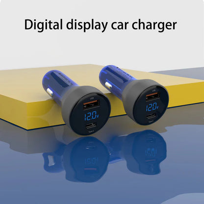 Earldom CC10 LED Digital Display Car Charger 63W – Ultra-Fast Charging On the Go