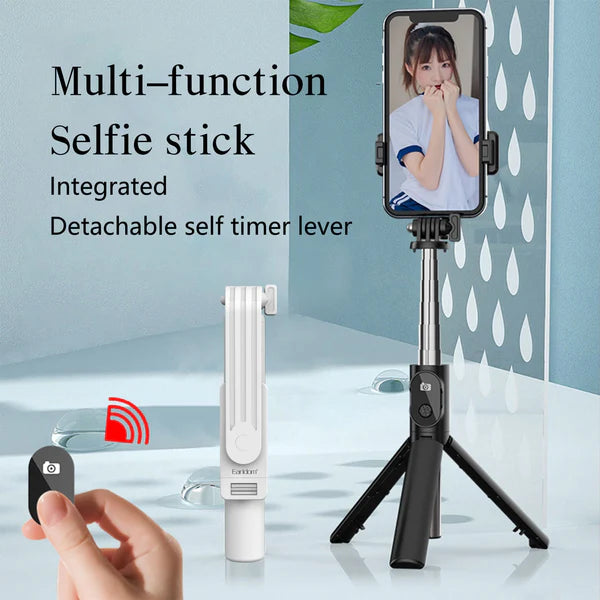 Earldom® Mini Live Broadcast Selfie Stick ZP25 – Compact Tripod with Wireless Remote for Streaming & Selfies