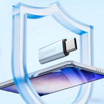 Earldom ET-OT104 Lightning to USB-C Adapter – Fast Charging & Data Transfer